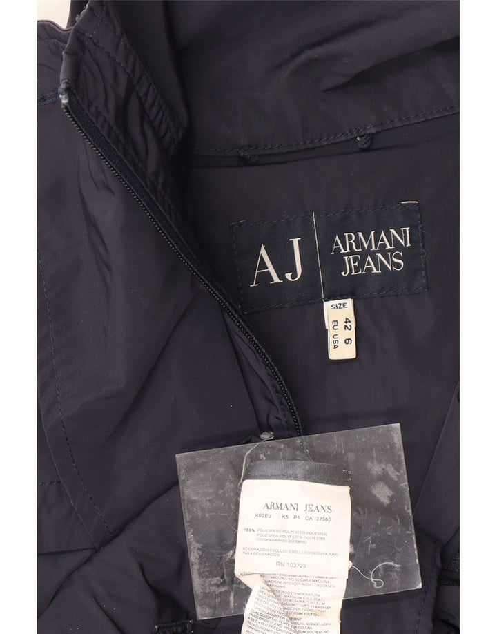 Γυναικεία καμπαρντίνα ARMANI JEANS US 6 Medium Navy Blue Polyester