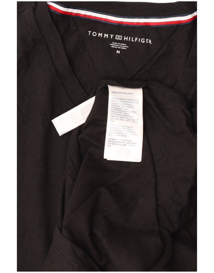 Ανδρικό T-Shirt Tommy Hilfiger Top Μεσαίο μαύρο βαμβακερό