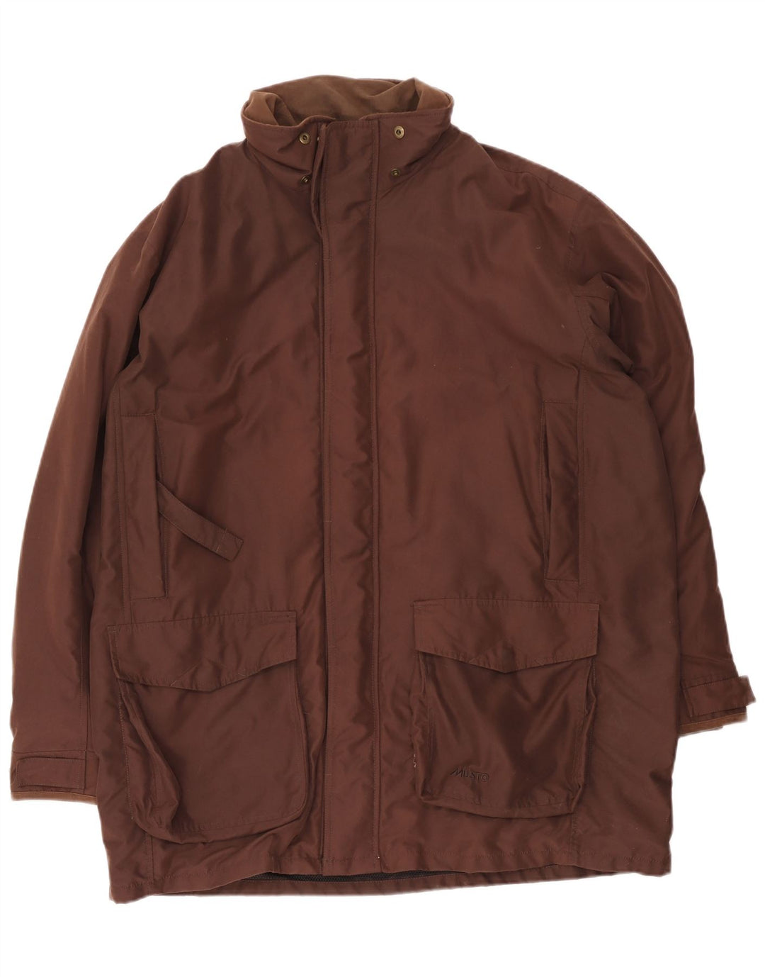 Ανδρικό παλτό αντιανεμικό Musto UK 44 2XL καφέ πολυεστέρας