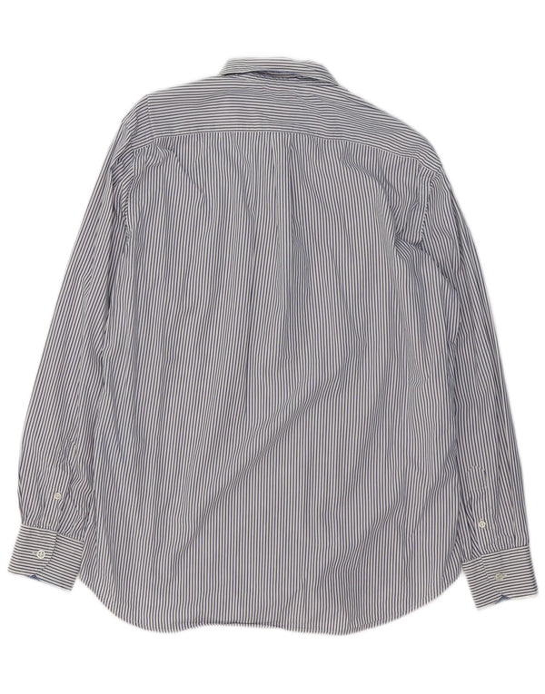 HARMONT & BLAINE Ανδρικό πουκάμισο κανονικής εφαρμογής XL Μπλε βαμβακερό ρίγες