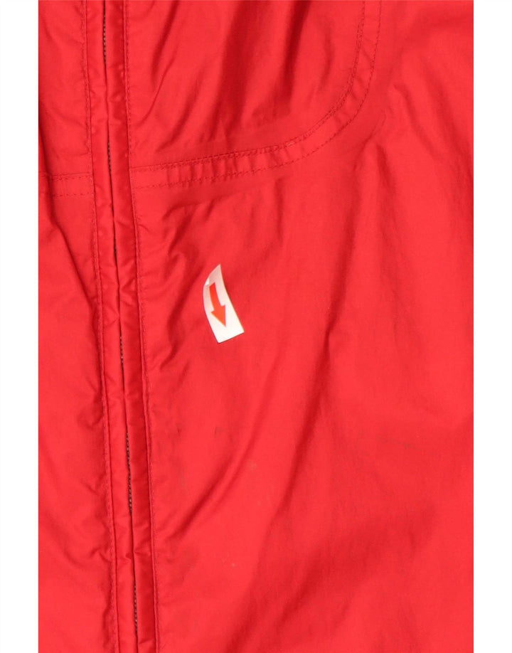 Adidas Ανδρικό μπουφάν βροχής με κουκούλα UK 44/46 μεγάλο κόκκινο πολυαμίδιο