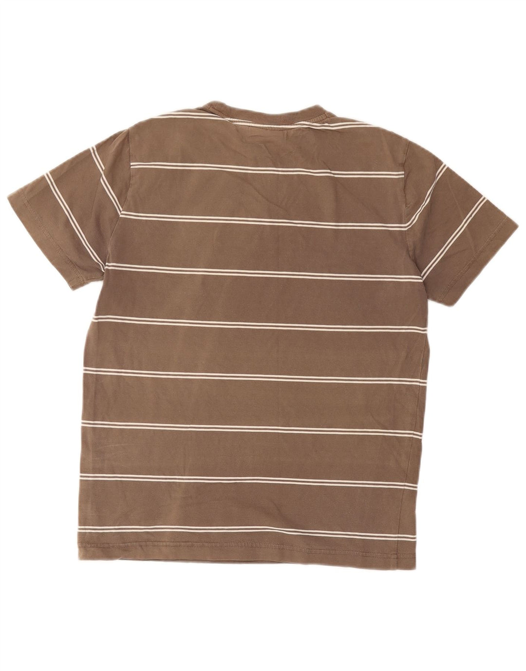 Ανδρικό γραφικό T-Shirt Converse Top Βαμβακερό μεσαίο καφέ ριγέ