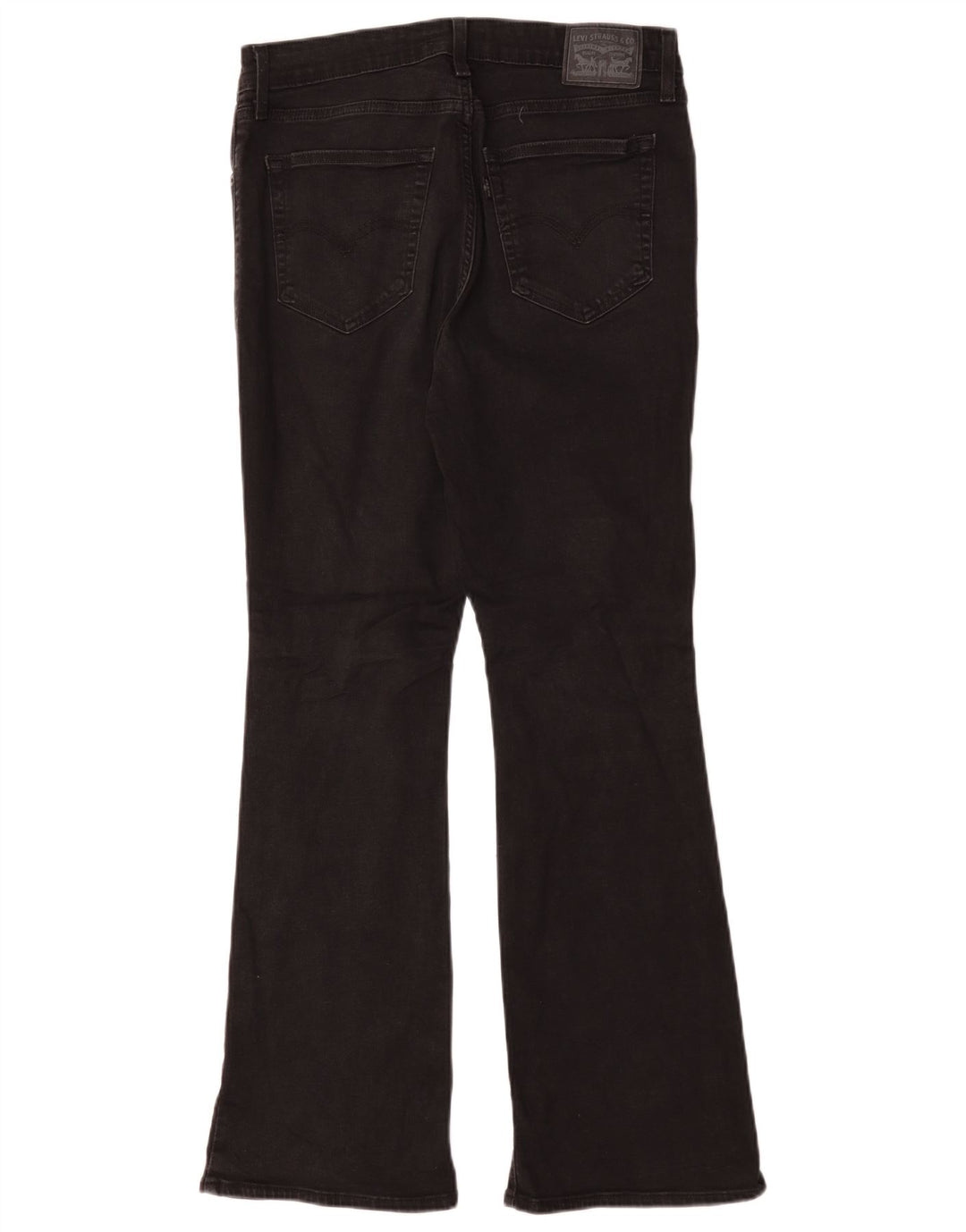 Γυναικείο τζιν Levi's 725 ψηλό μποτάκι W31 L30 μαύρο βαμβακερό