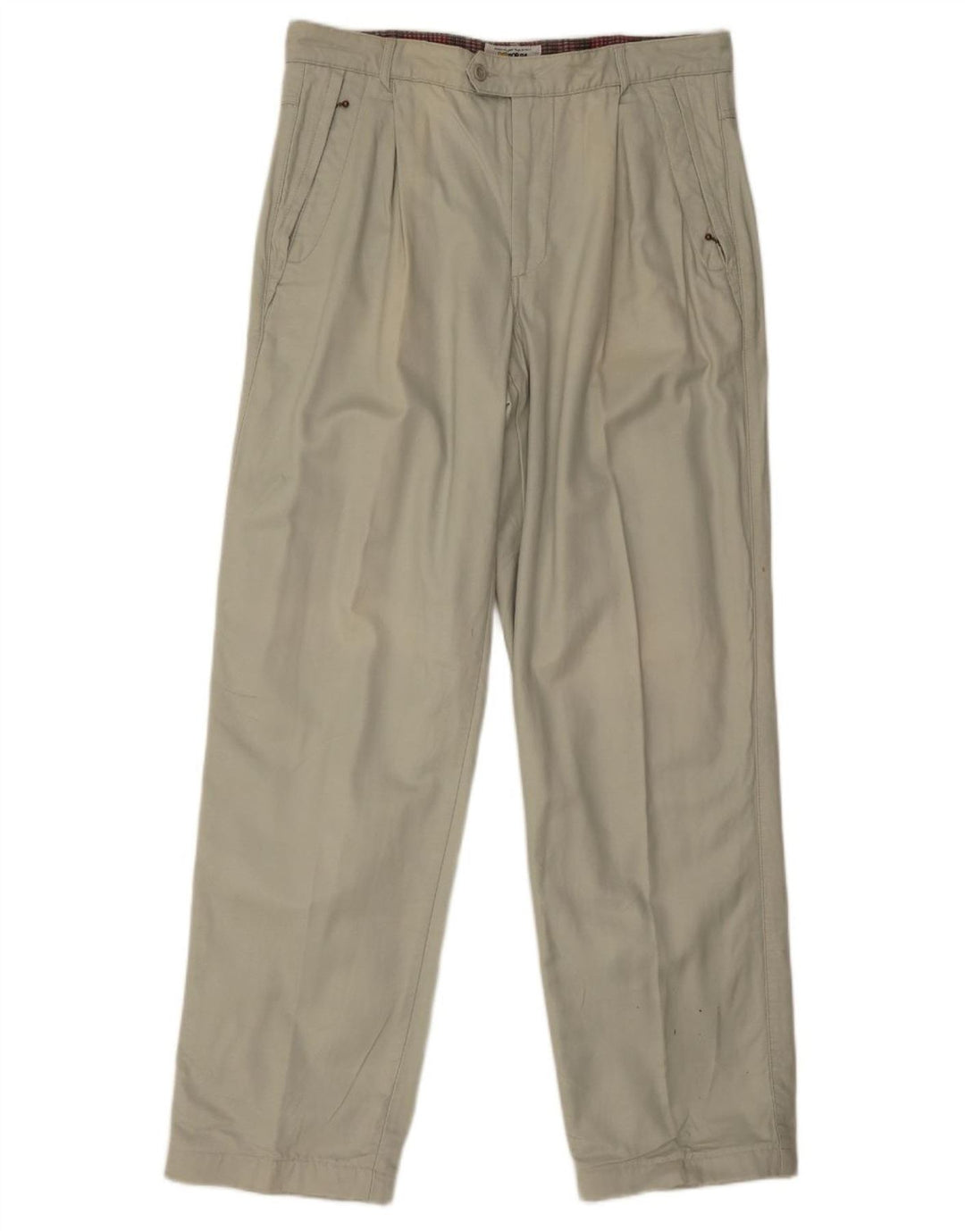Ανδρικό παντελόνι Chino POP 84 W34 L34 Green Viscose