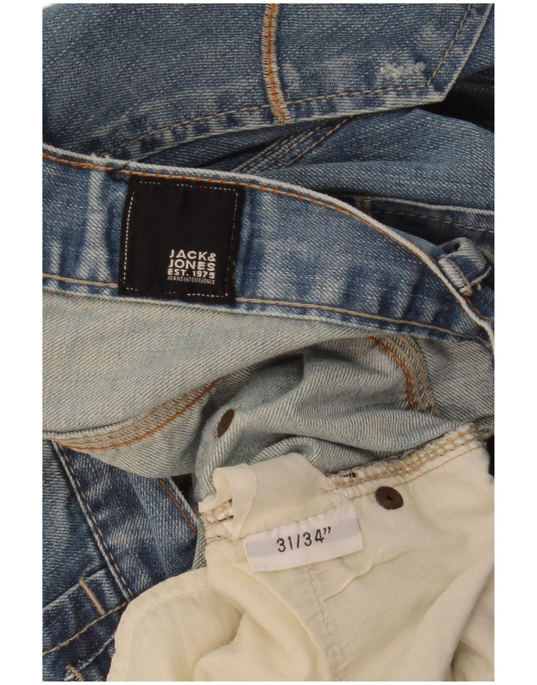 Jack & Jones Ανδρικό τζιν ίσιο W31 L30 Μπλε