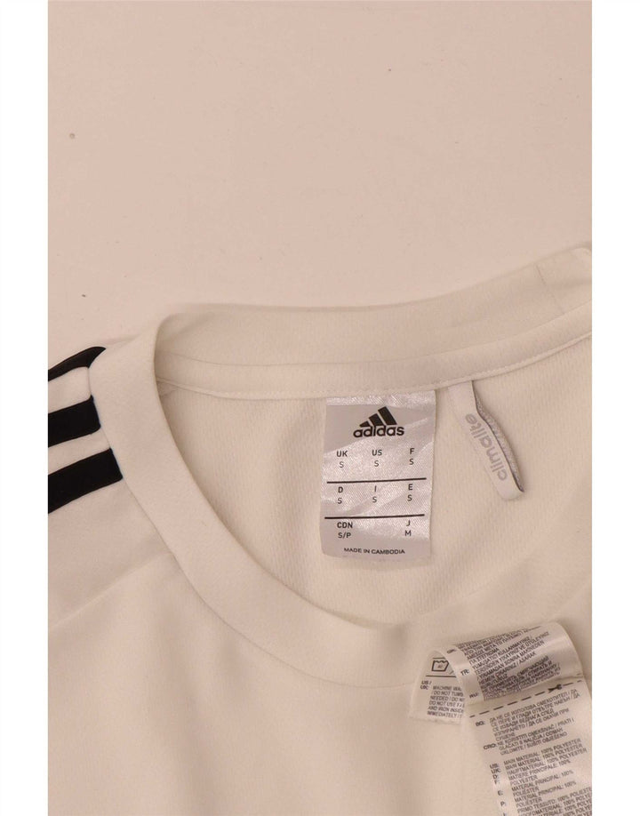 Ανδρικό T-Shirt Adidas Top Small White Polyester Sports