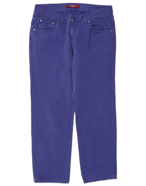 Carrera γυναικείο 700 ίσιο casual παντελόνι IT 50 XL W34 L26 Μπλε βαμβακερό