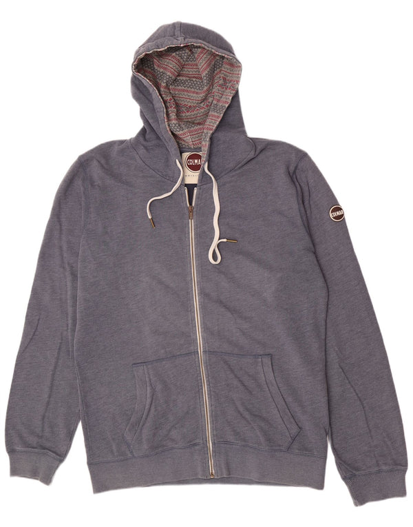 Ανδρικό πουλόβερ με κουκούλα με φερμουάρ Colmar XL Navy Blue Cotton