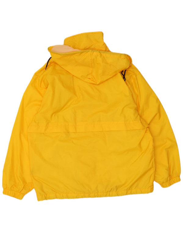 Brugi Ανδρικό μπουφάν βροχής με κουκούλα UK 40 Large Yellow Polyamide