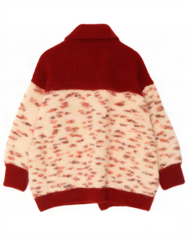 Vintage Γυναικεία Ζακέτα UK 20 2XL Red Flecked
