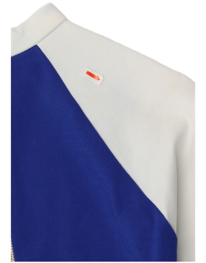 KAREN MILLEN Γυναικείο Bodycon Φόρεμα UK 12 Medium Blue Colorblock Μοντέρνο