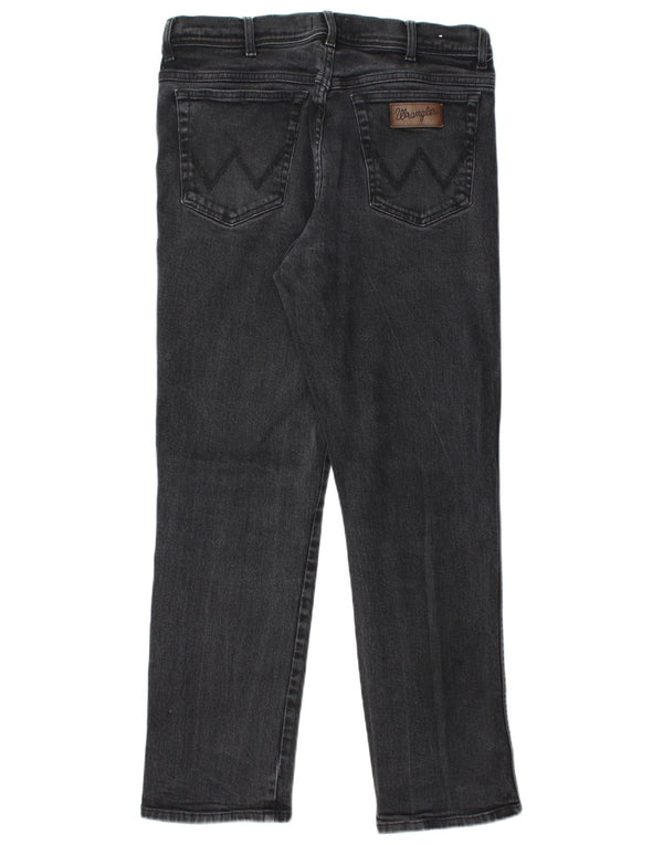 Wrangler Ανδρικό Texas Straight Jeans W36 L32 Μαύρο βαμβακερό