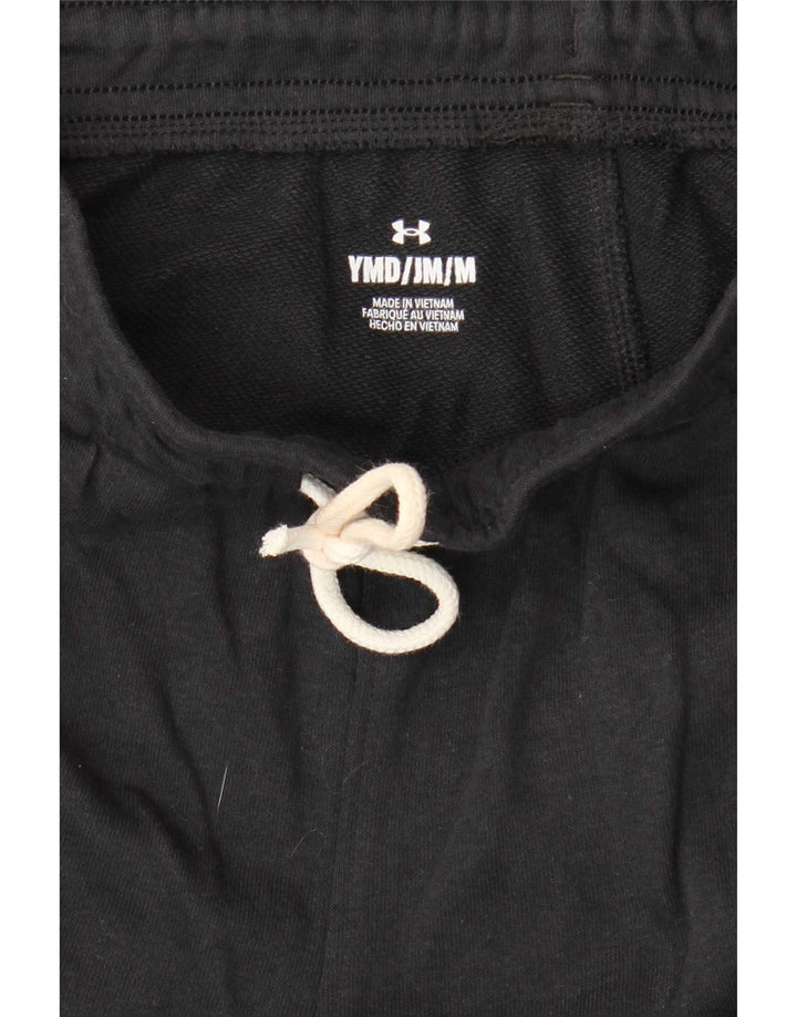 Under Armour Boys Tracksuit Trousers Joggers 9-10 Years Μαύρο