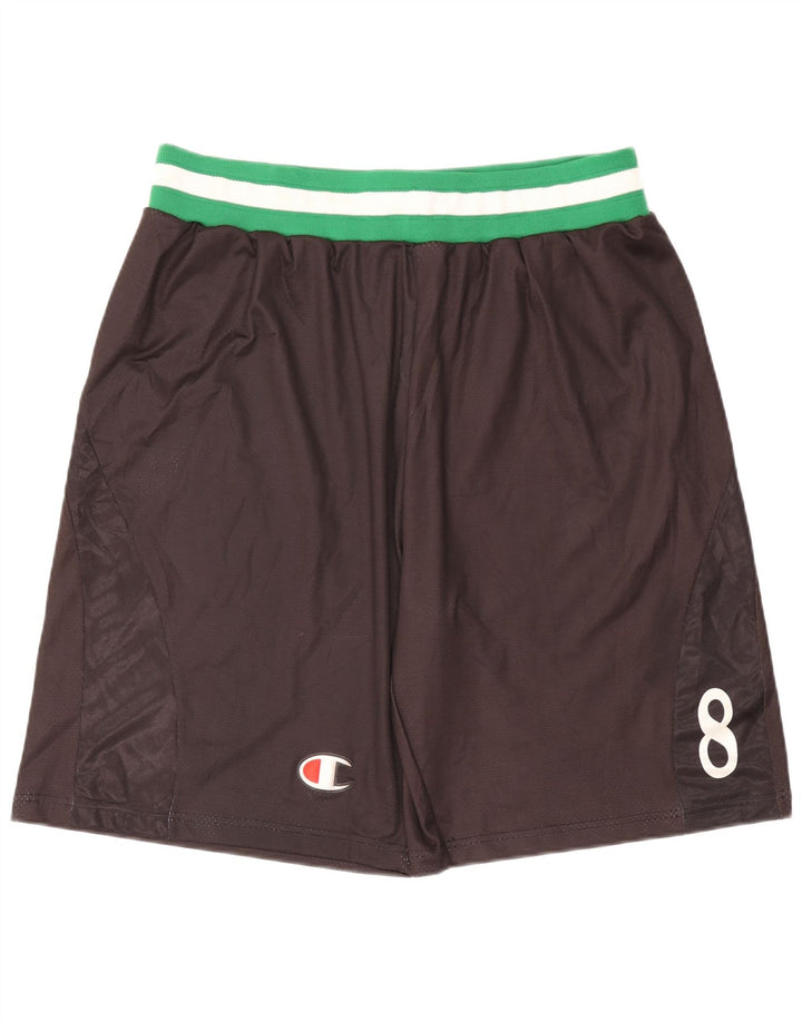 Ανδρικό αθλητικό σορτς Champion 4XL Μαύρο Colourblock Πολυεστέρας