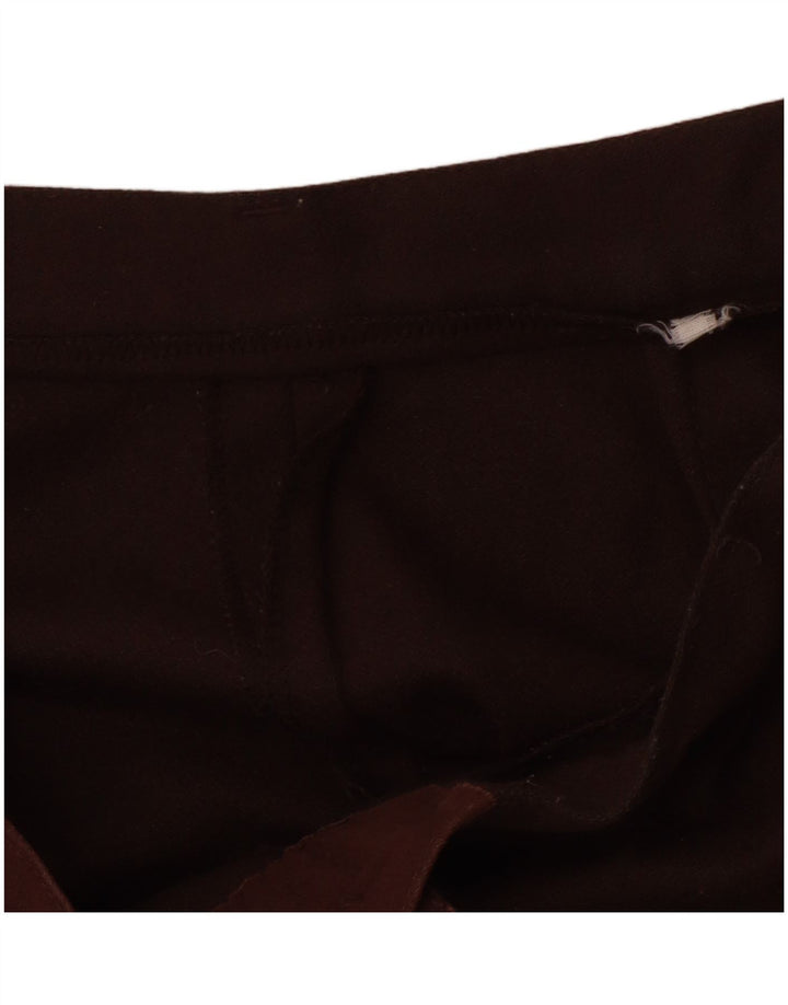 VINTAGE Womens Slim Suit Trousers Large W32 L27 Brown