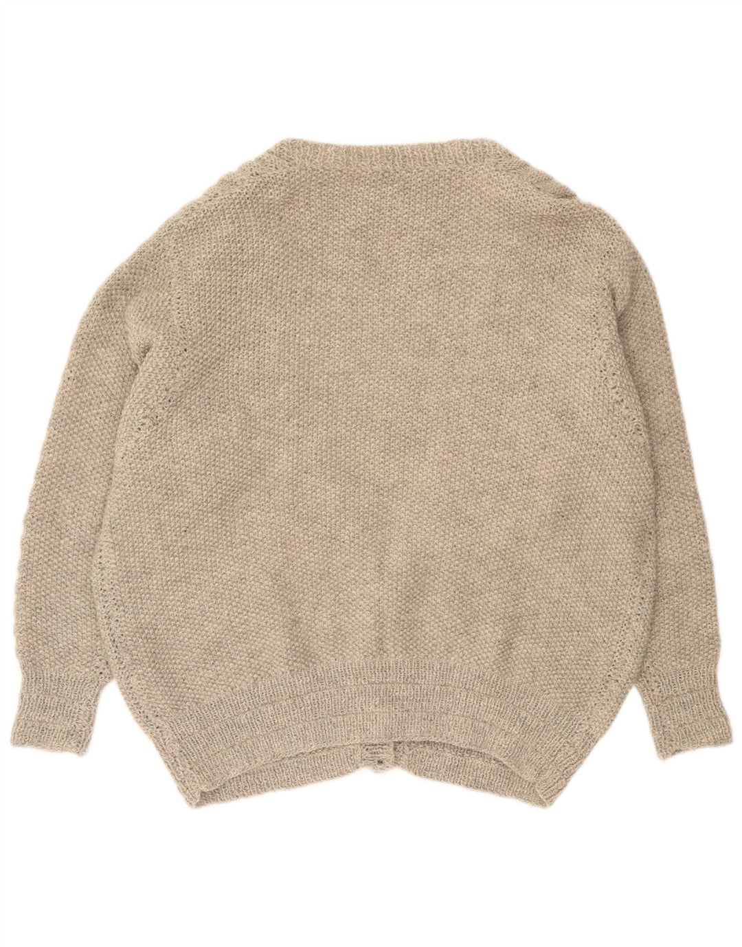 Vintage γυναικείο oversized ζακέτα πουλόβερ UK 16 Large Grey