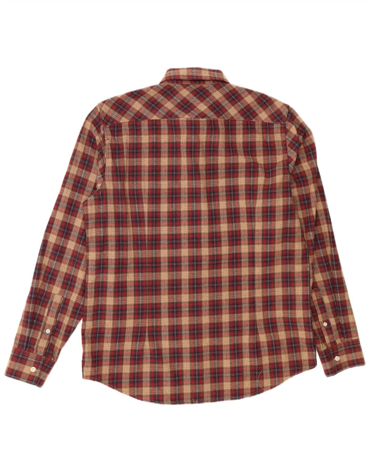 Ανδρικό φανελένιο πουκάμισο Rifle XL Red Check Polyester
