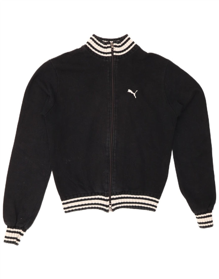 Γυναικεία φόρμα PUMA Top Jacket UK 18 XL Μαύρο βαμβακερό