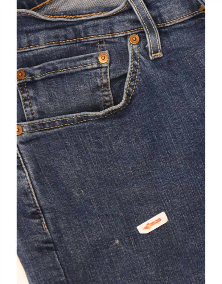 Levi's Mens 514 Slim Jeans W34 L32 Blue Cotton