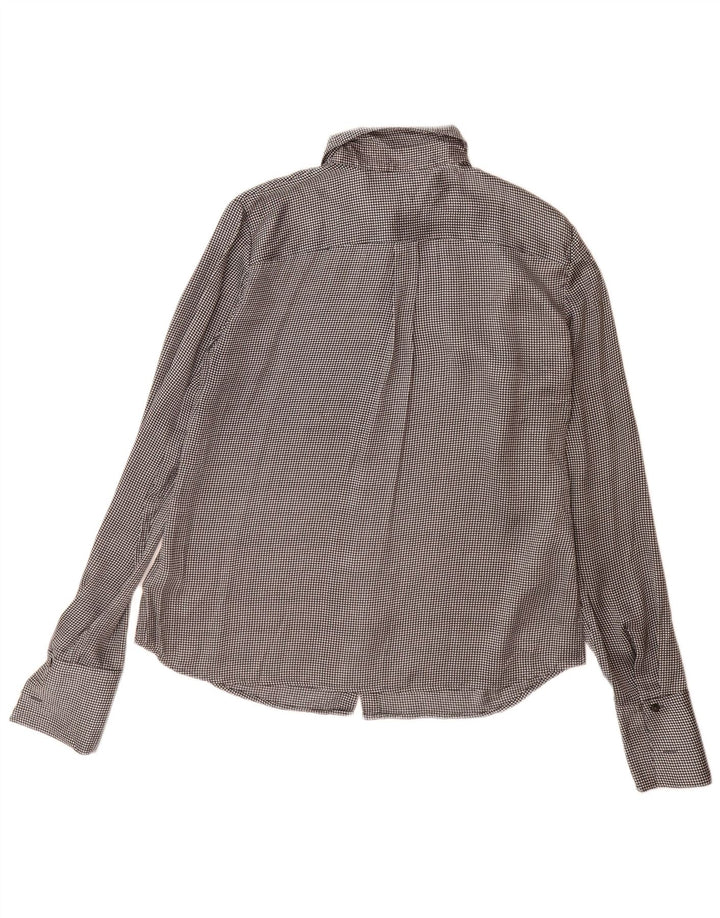 Brooks Brothers Γυναικείο πουκάμισο 346 Μπλούζα US 12 Large Grey Polyester