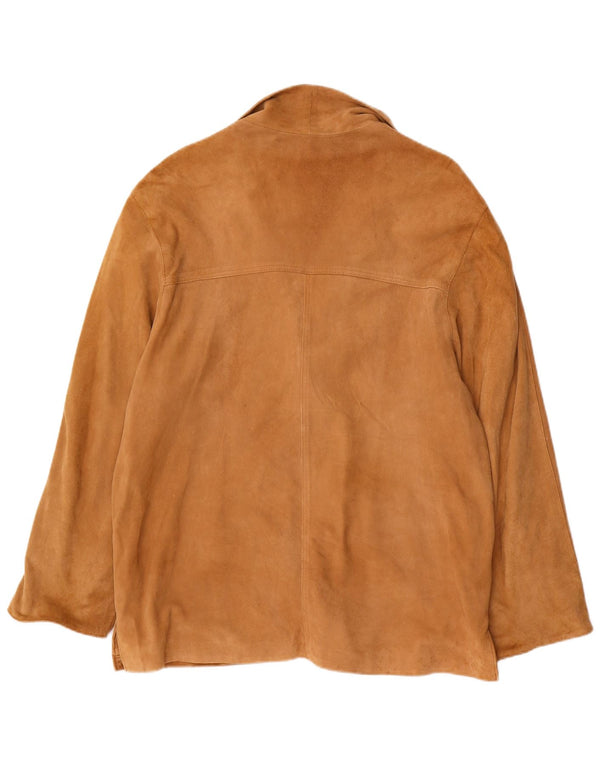 Lavorazione Artigiana Γυναικείο σακάκι 3 κουμπιών UK 14 Medium Beige