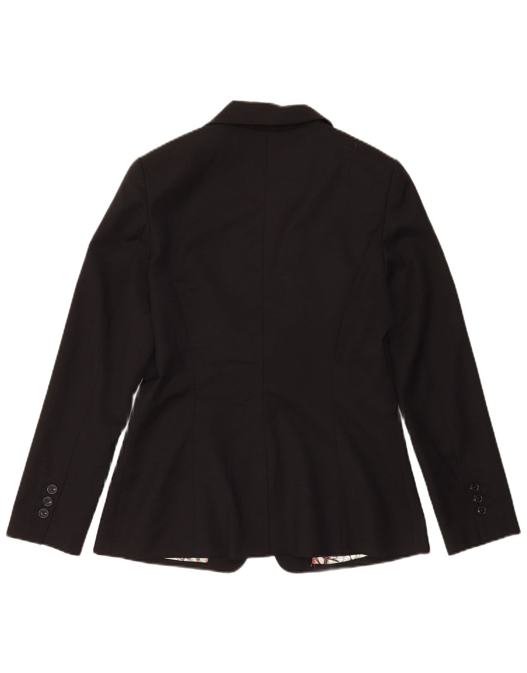 Ted Baker Γυναικείο σακάκι 1 κουμπιού blazer Μέγεθος 3 Μεσαίο μαύρο μαλλί