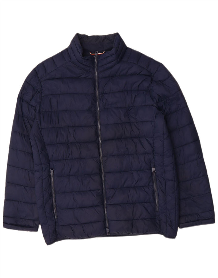 CHAMPION Ανδρικό μπουφάν με επένδυση UK 44 2XL Navy Blue Polyamide