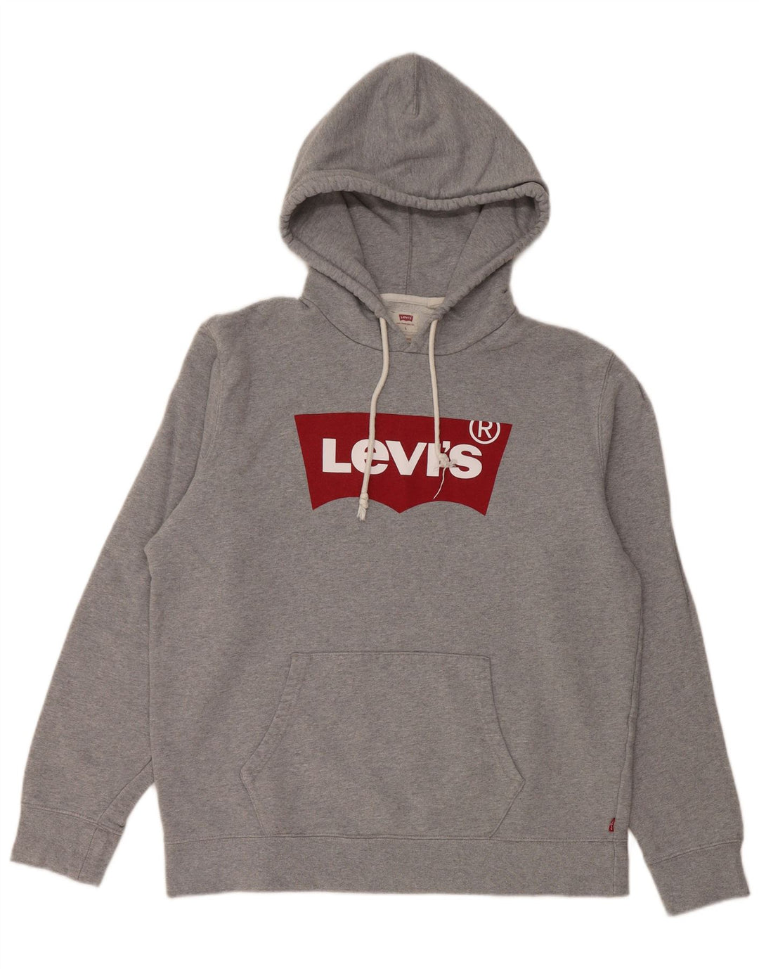 Ανδρικό LEVI'S Standard Fit Graphic Hoodie Jumper μεγάλο γκρι βαμβακερό