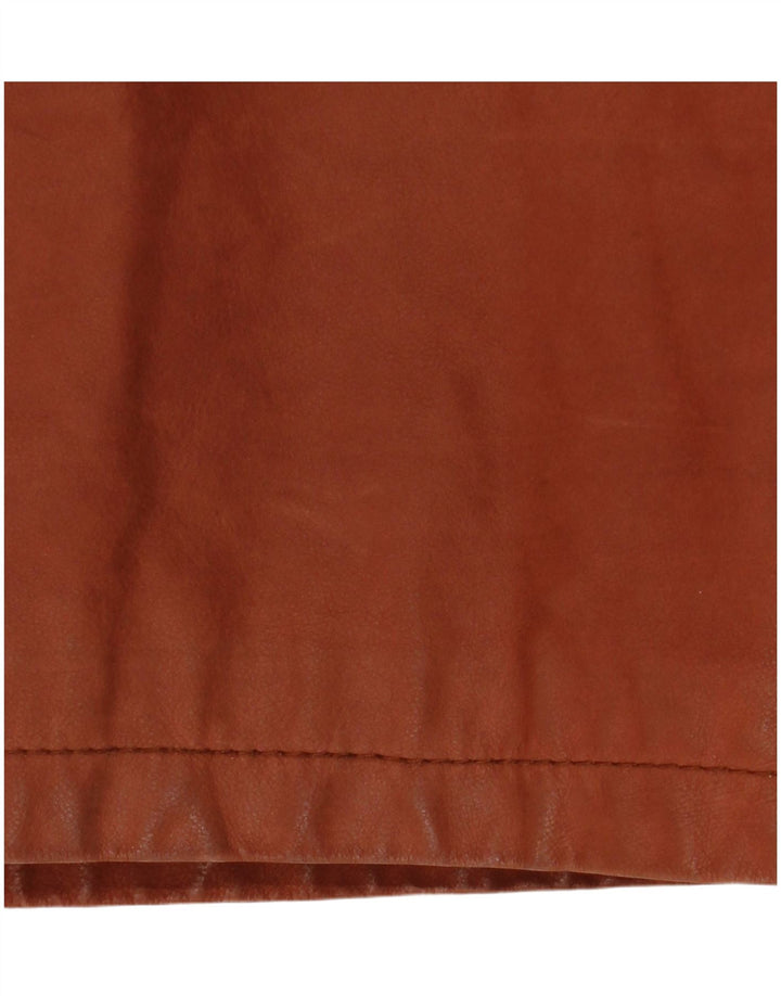 Dibi Ανδρικό Δερμάτινο Μπουφάν UK 42 XL Καφέ Δερμάτινο