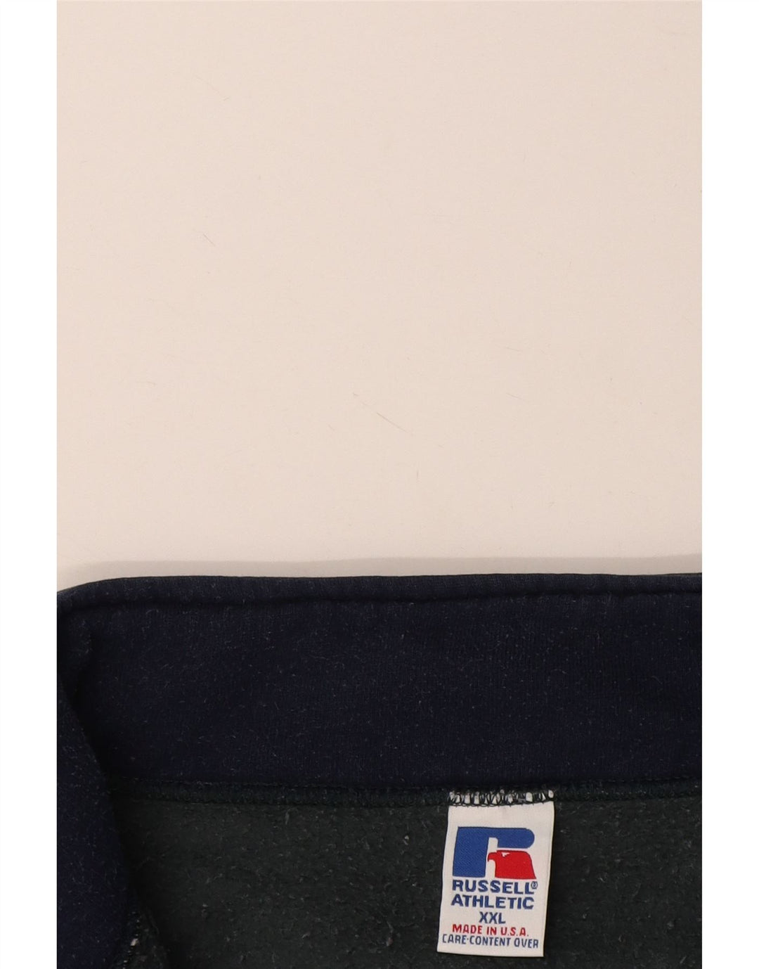 RUSSELL ATHLETIC Ανδρικό φούτερ με φερμουάρ πουκάμισο 2XL μπλε βαμβακερό