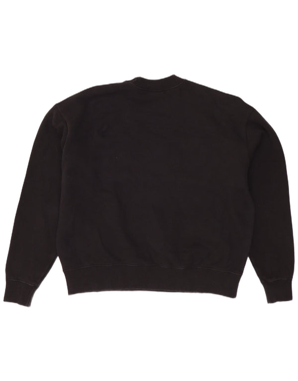 CHAMPION Γυναικεία γραφική φούτερ Jumper UK 10 Small Black Colourblock