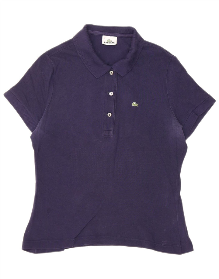 Lacoste Γυναικείο Πόλο Μπλουζάκι Νούμερο 42 Μεγάλο Navy Blue