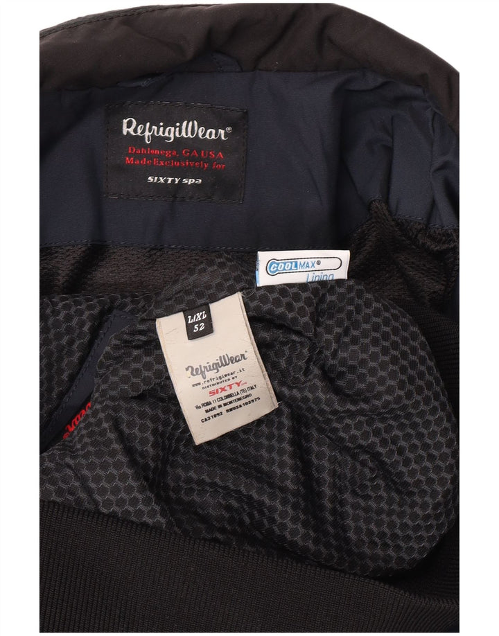 Ανδρικό μπουφάν Refrigiwear Bomber UK 40 Large Navy Blue Polyamide