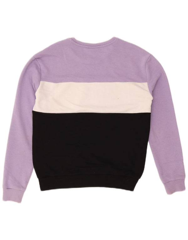 Γυναικείο γραφικό φούτερ Fila Jumper UK 10 Small Purple Colourblock