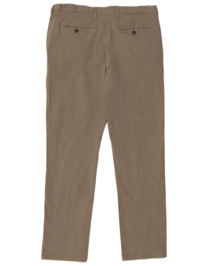 Marks & Spencer Ανδρικό παντελόνι Chino Regular W38 L33 Γκρι βαμβακερό
