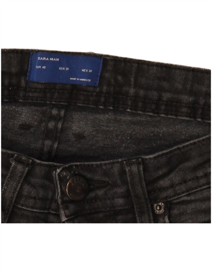Zara Ανδρικό Slim Jeans EU 40 Medium W31 L30 Μαύρο