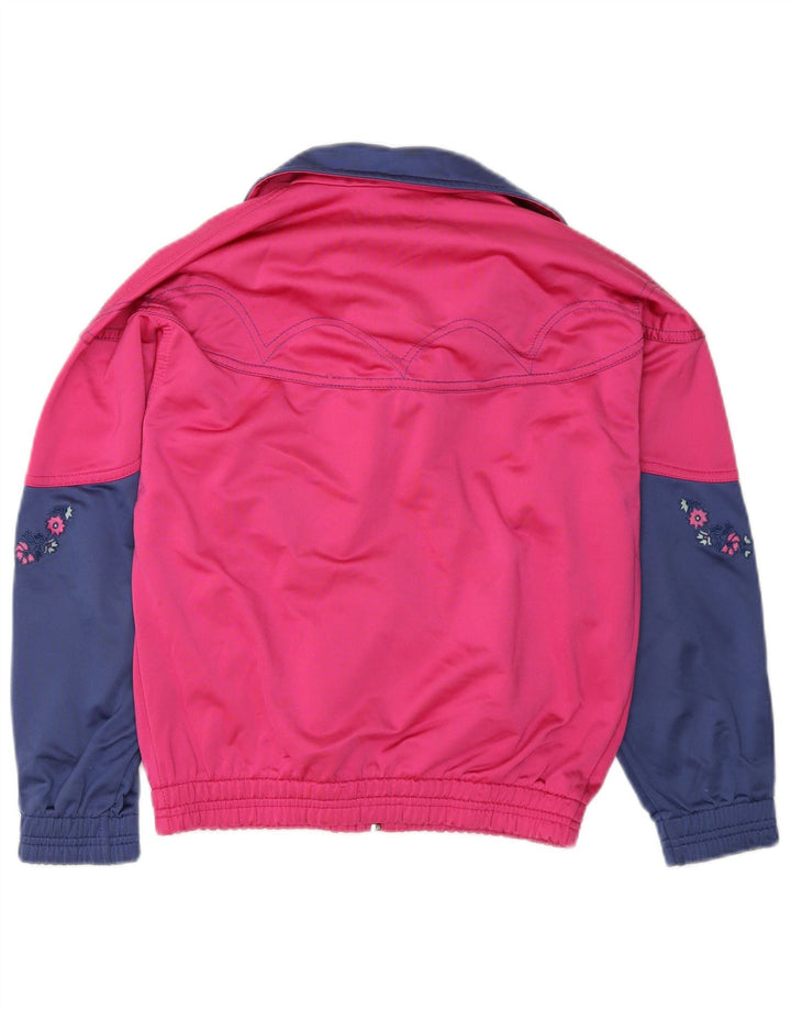 Γυναικεία φόρμα Diadora Top Jacket UK 28 Small Pink Colourblock Polyester