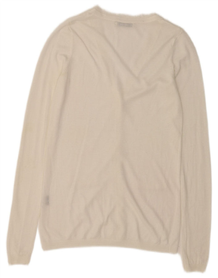 Zara Γυναικείο πουλόβερ UK 10 Small White