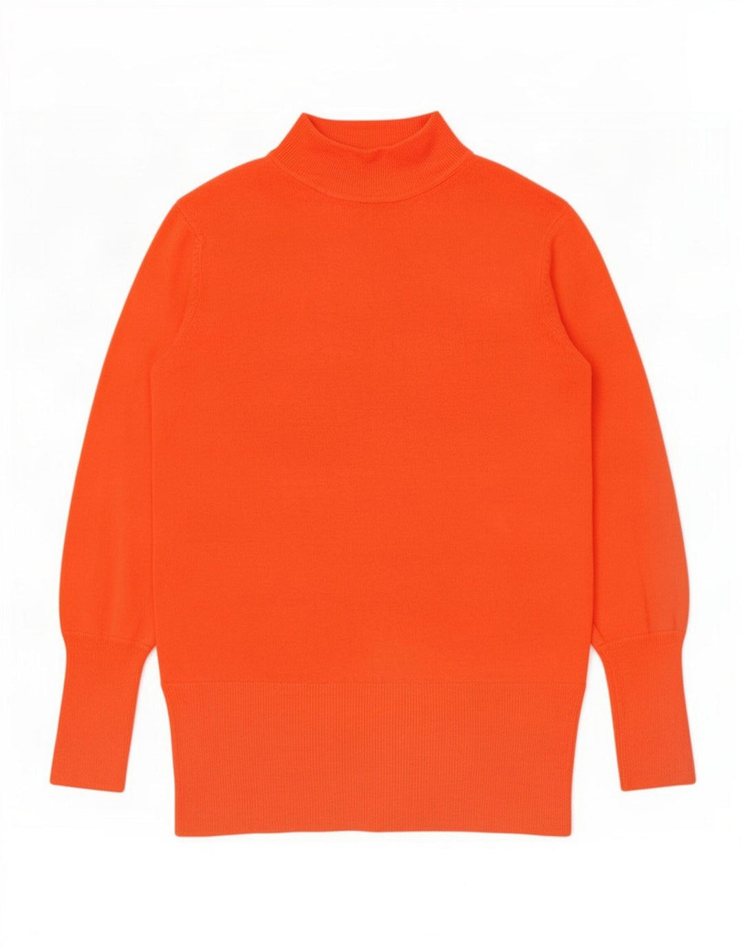 Marks & Spencer Γυναικείο πουλόβερ με λαιμό χελώνα UK 14 Medium Orange