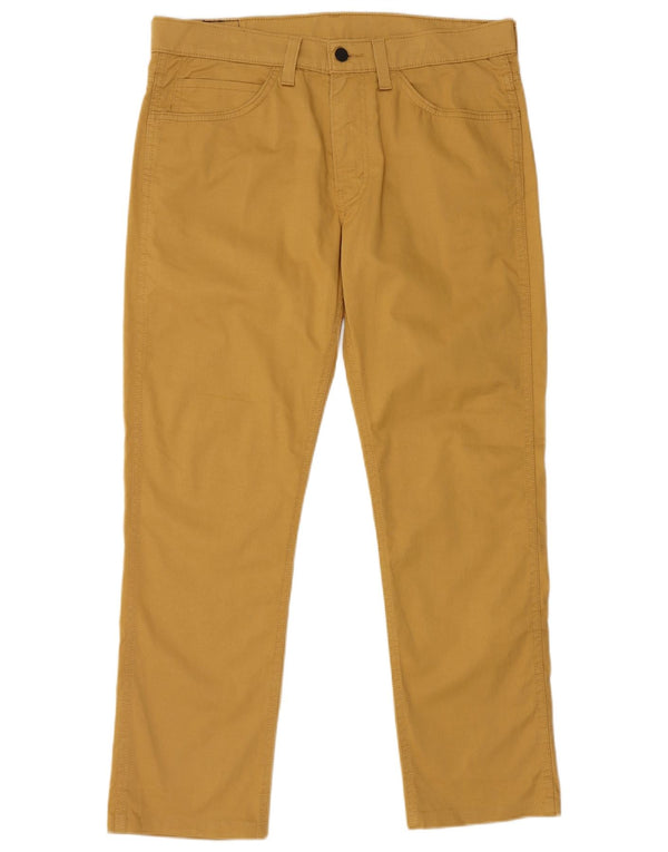 Levi's Mens 511 Slim Casual Παντελόνι W34 L28 Κίτρινο βαμβακερό