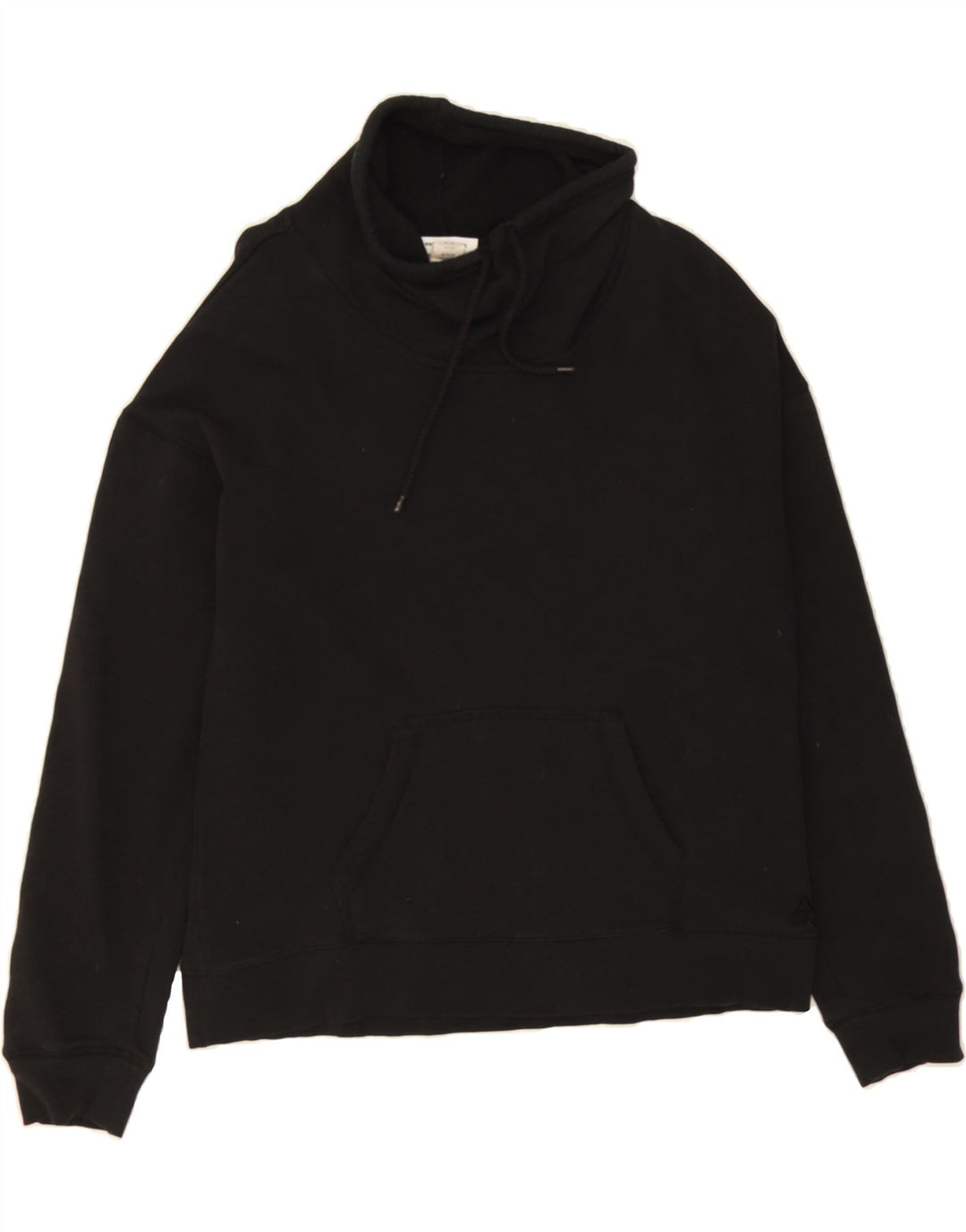 REEBOK Womens Graphic Sweatshirt Jumper UK 14 Medium Black Cotton Vintage Reebok and Second-Hand Reebok from Messina Hembry 