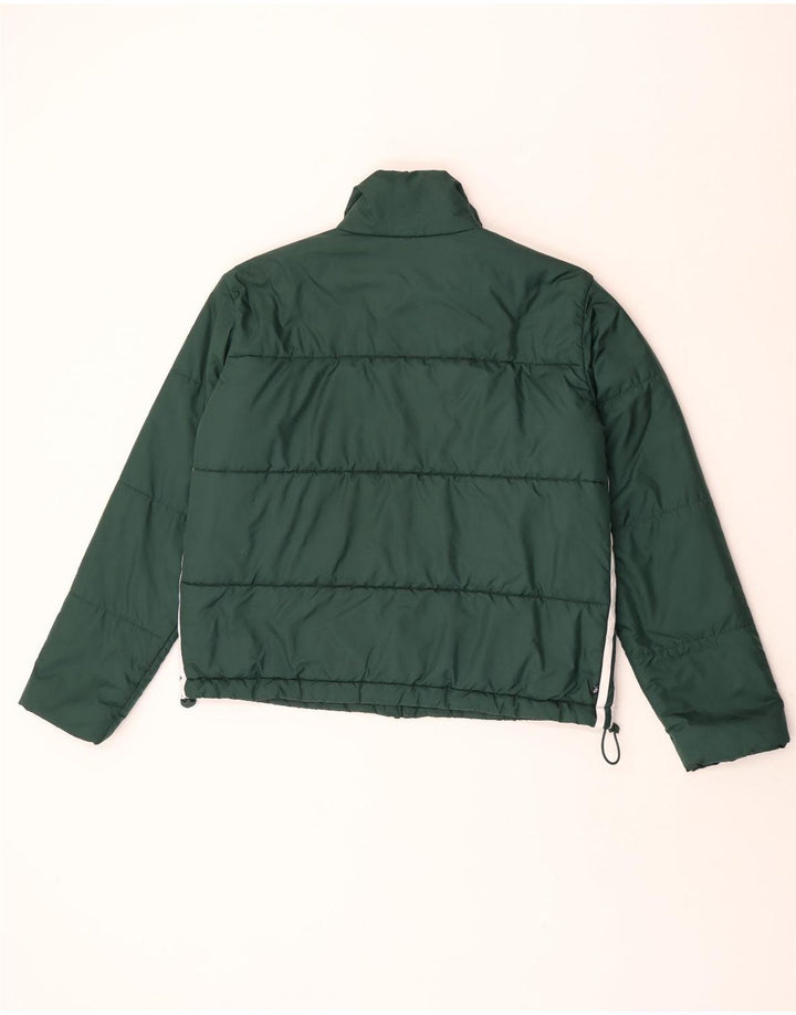 Adidas Γυναικείο μπουφάν με επένδυση UK 10 Small Green Polyester