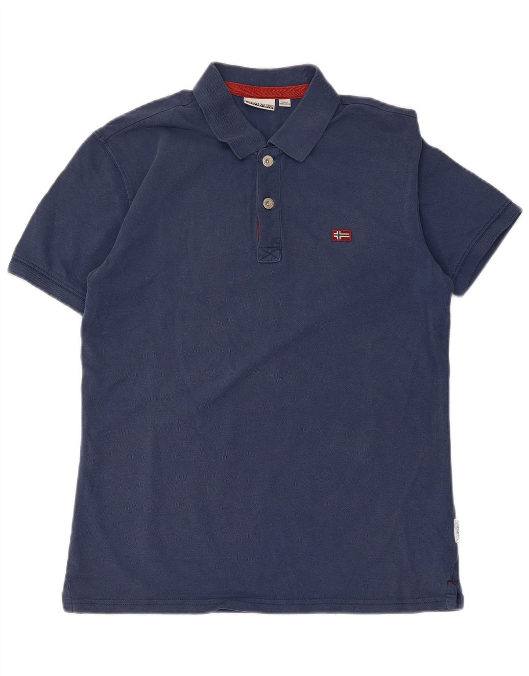 Ανδρικό μπλουζάκι πόλο NAPAPIJRI Μικρό Navy Blue