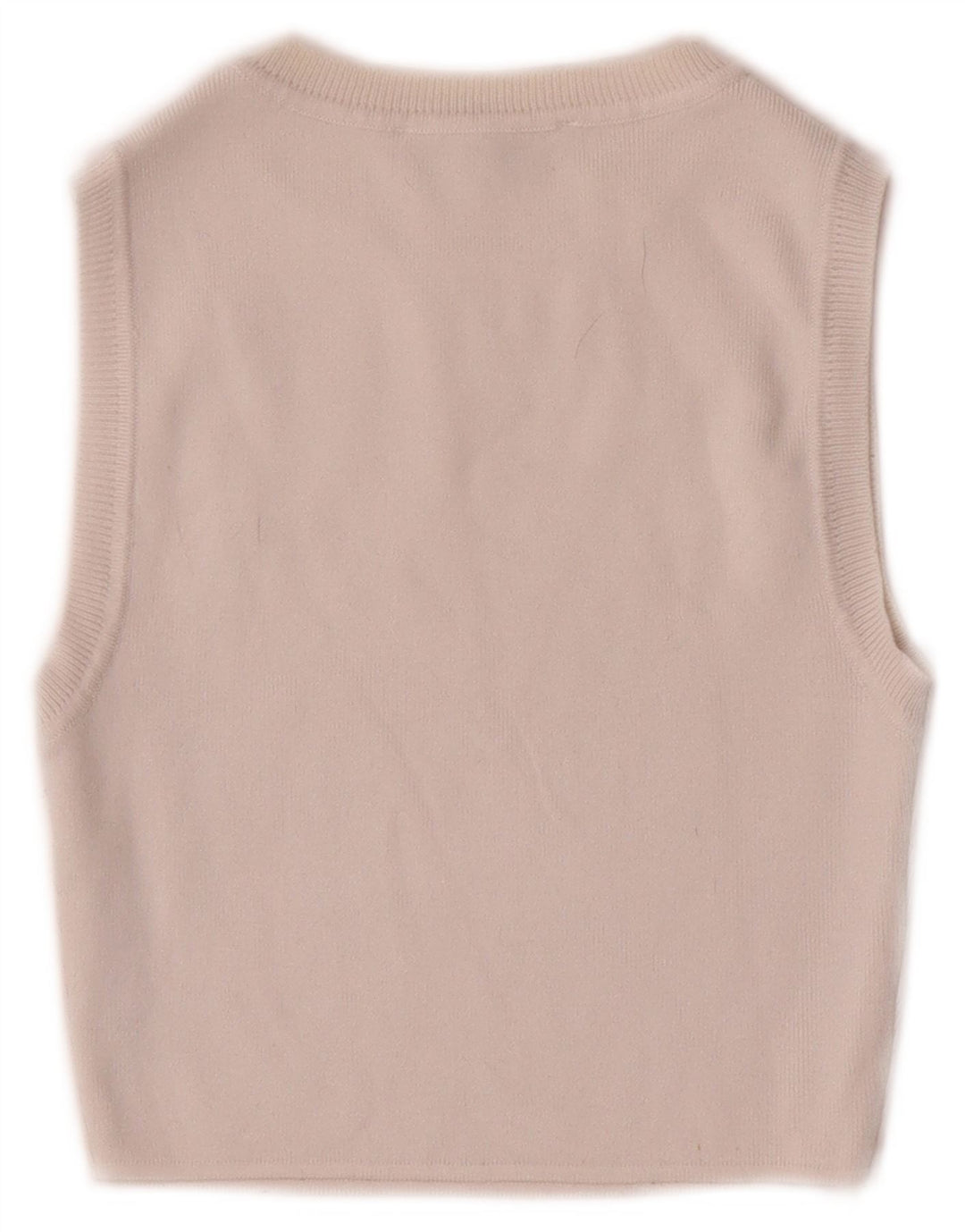 Zara Γυναικείο γιλέκο Crop UK 8 Small White Viscose