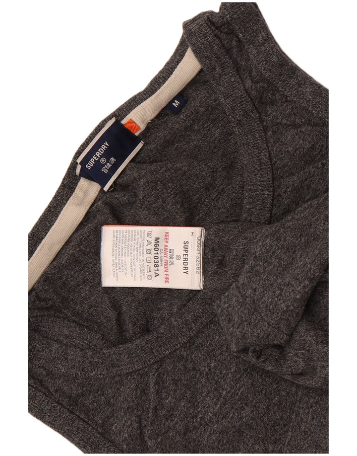Ανδρικό λεπτό γιλέκο Superdry Βαμβακερό μεσαίο γκρι