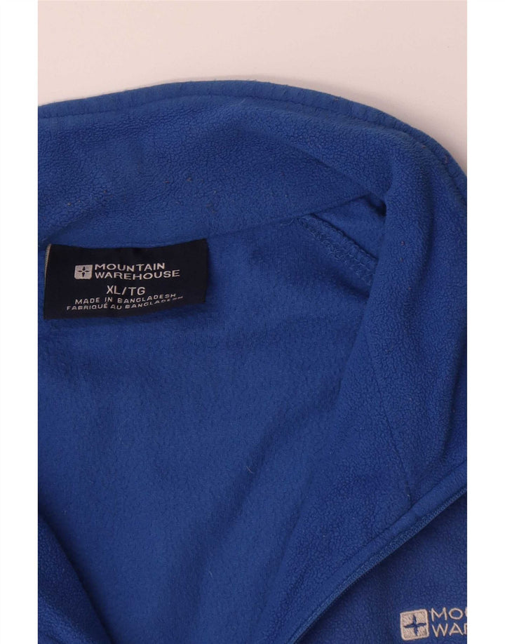 Mountain Warehouse Ανδρικό φερμουάρ Fleece Jumper XL Blue Polyester