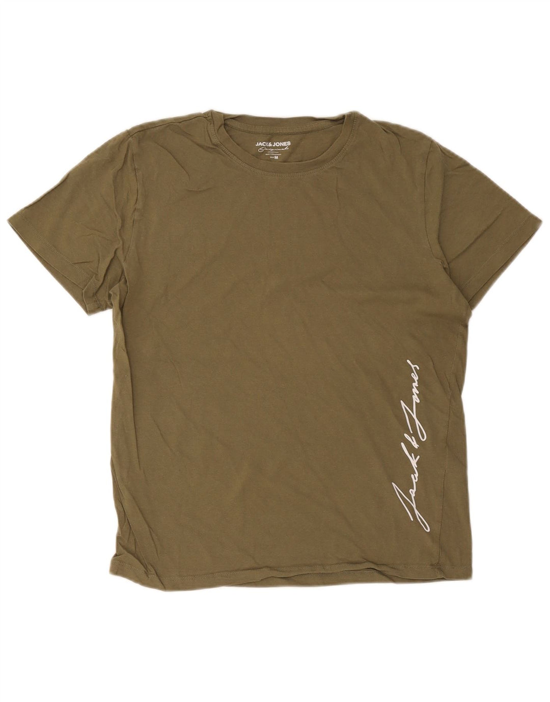 Ανδρικό γραφικό μπλουζάκι Jack & Jones Top Medium Khaki Cotton
