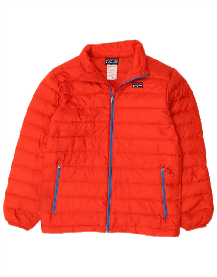 Patagonia Boys padded Jacket 11-12 Years Large Red Polyester