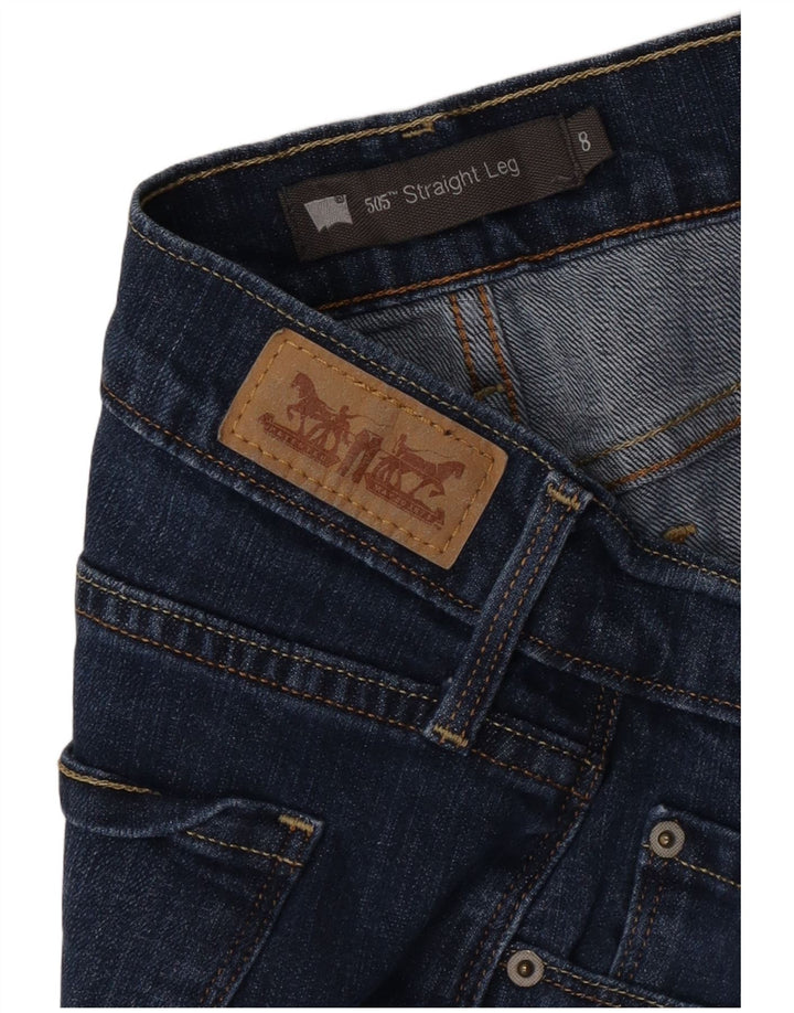 Γυναικείο Levi's 505 Straight Jeans US 8 Medium W29 L30 Μπλε βαμβακερό
