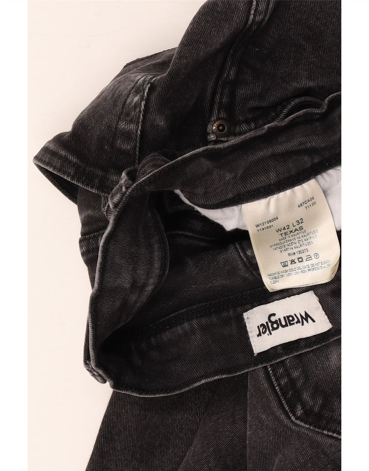 Ανδρικό τζιν Texas Straight Wrangler W42 L32 Γκρι βαμβακερό